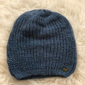 NEFF beanie blue knit winter slouchy soft snow snowboarding skiing cute